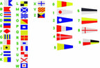 Name And Year Sailing Fleece In Nautical Flag Alphabet