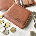 Personalised Real Leather Wallet With Secret Message