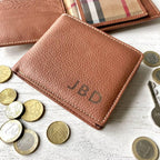 Personalised Real Leather Wallet With Secret Message