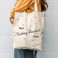 Teaching Assistant Gift Tote Bag: Colorful Star Design