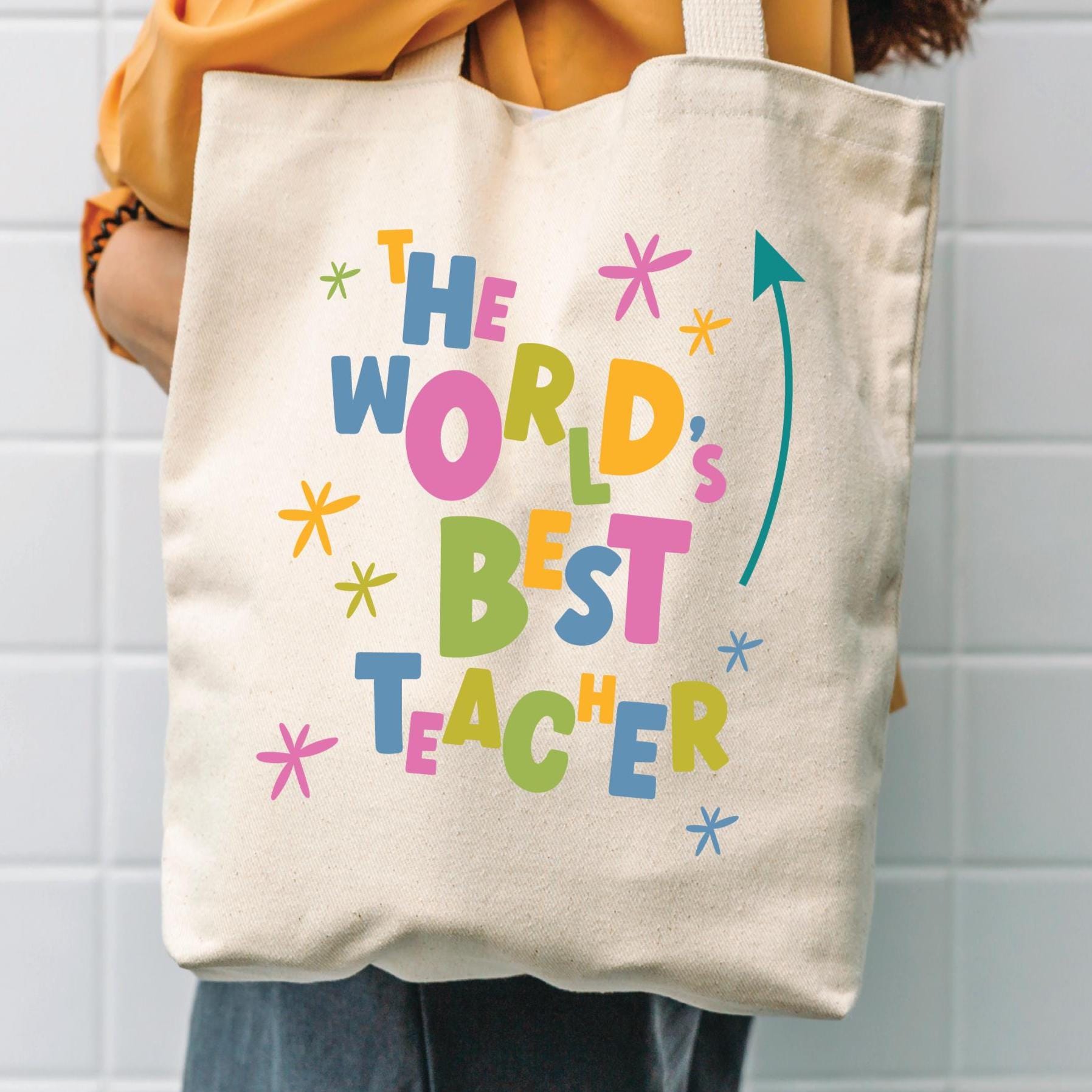 The World's Best Teacher Tote Bag
