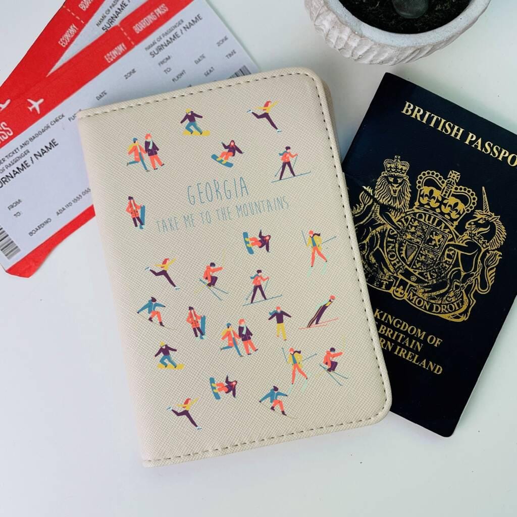 Personalised Take Me To The Mountains Passport Cover