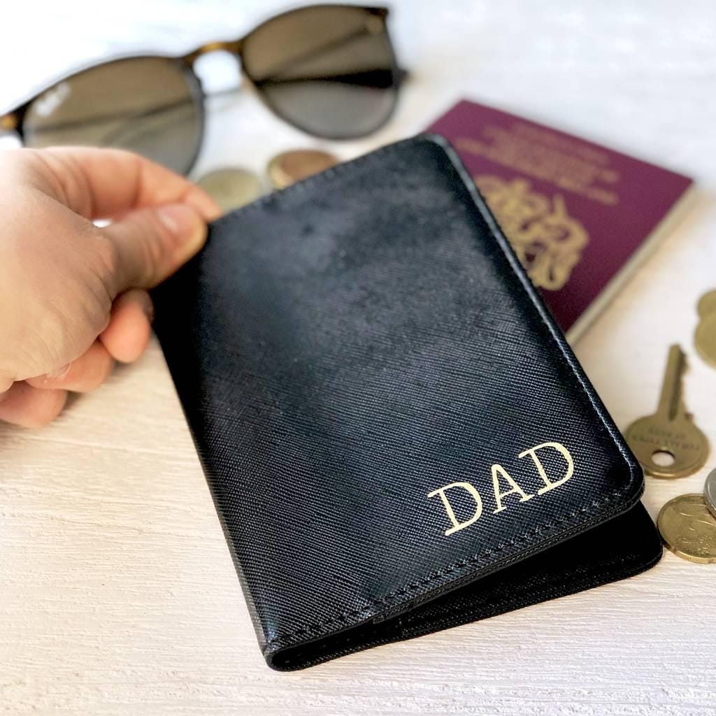 Personalised Initial Passport Holder