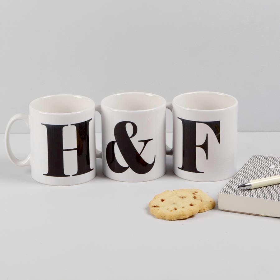 Personalised Alphabet Mugs