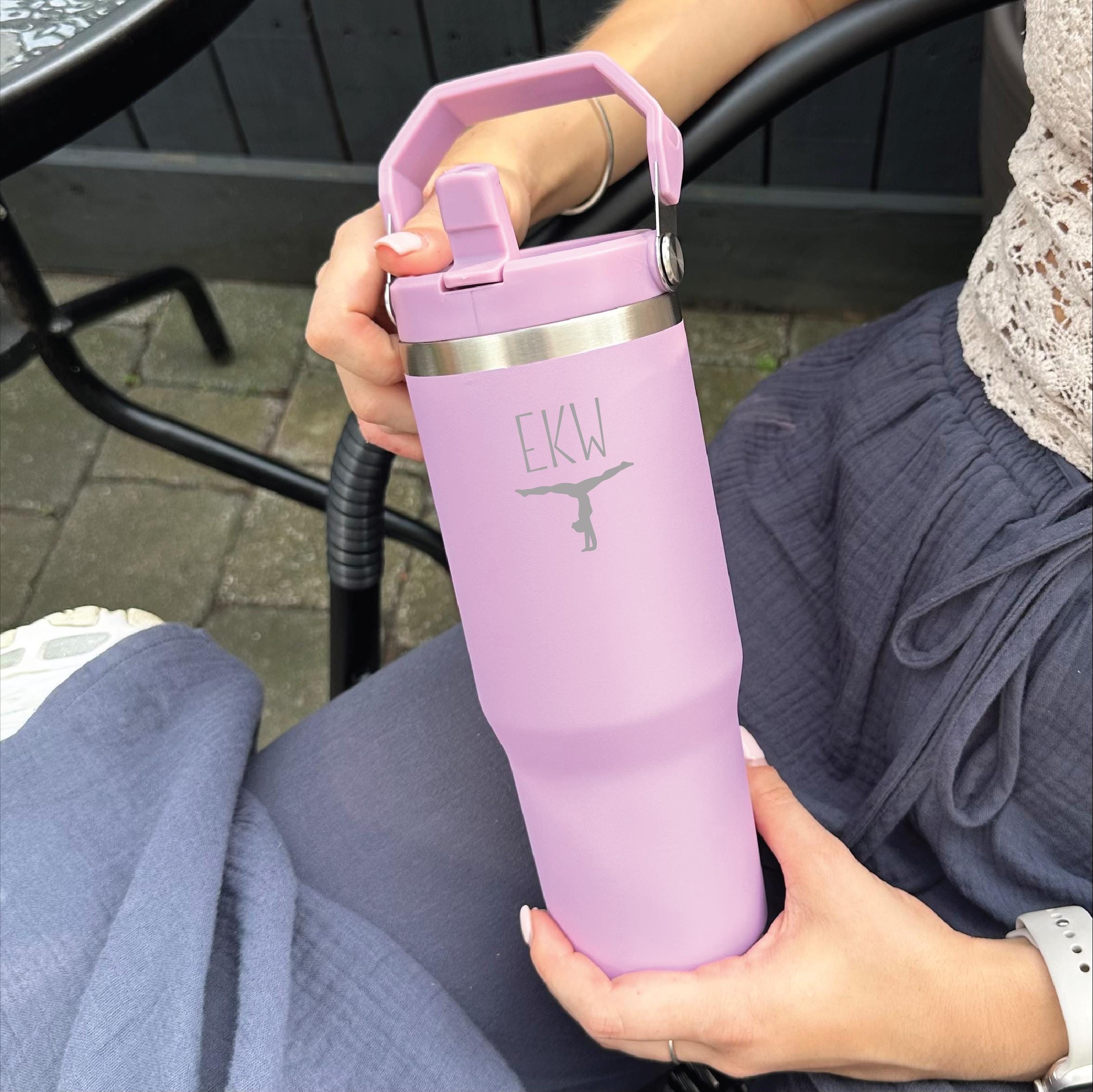 Personalised Water Bottle For Gymnastics