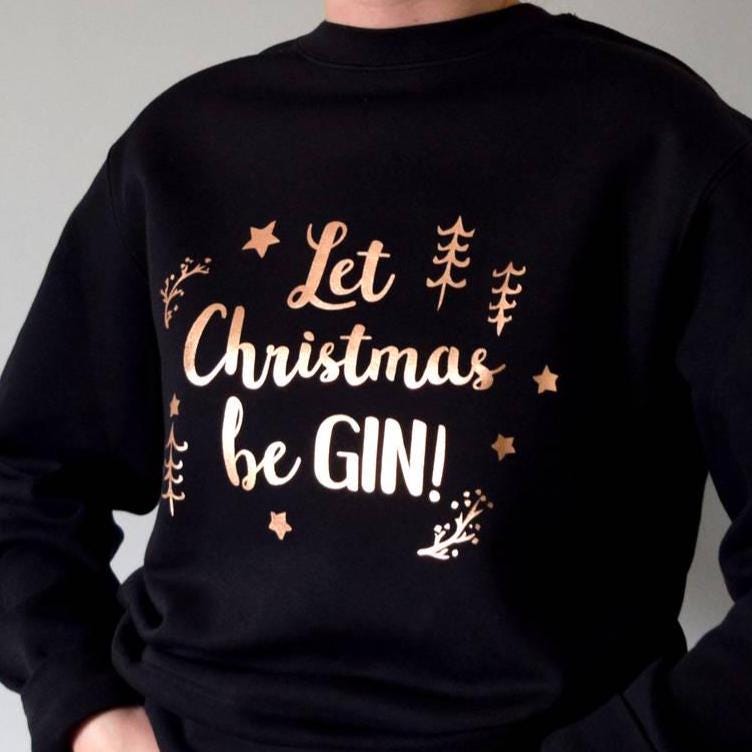 Let Christmas Be Gin Christmas Jumper