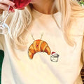 Personalised Croissant Christmas Jumper