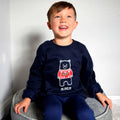 Personalised Unisex Kids Bear Christmas Jumper
