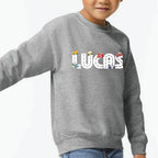Personalised Kids Cars And Vehicle Sweatshirt