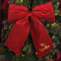 Personalised Big Red Bow Christmas Decoration