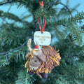 Personalised Highland Cow Christmas Bauble