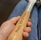 Personalised Pizza Peel With Wooden Handle