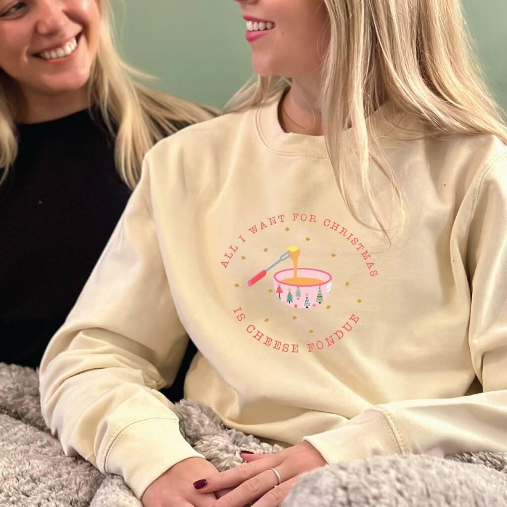 All I Want For Christmas Is Cheese Fondue Jumper
