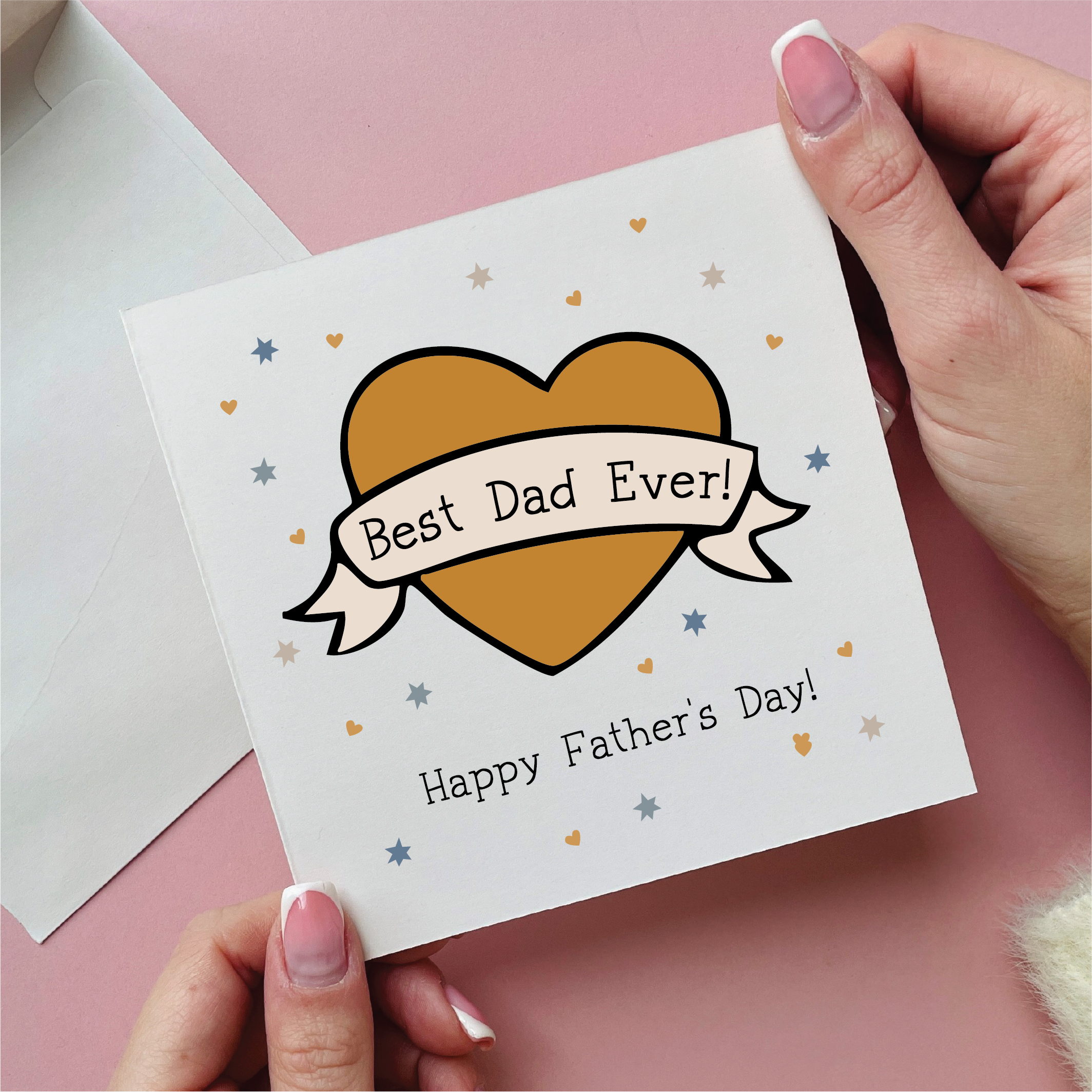 Tattoo Heart Dad Father's Day Card