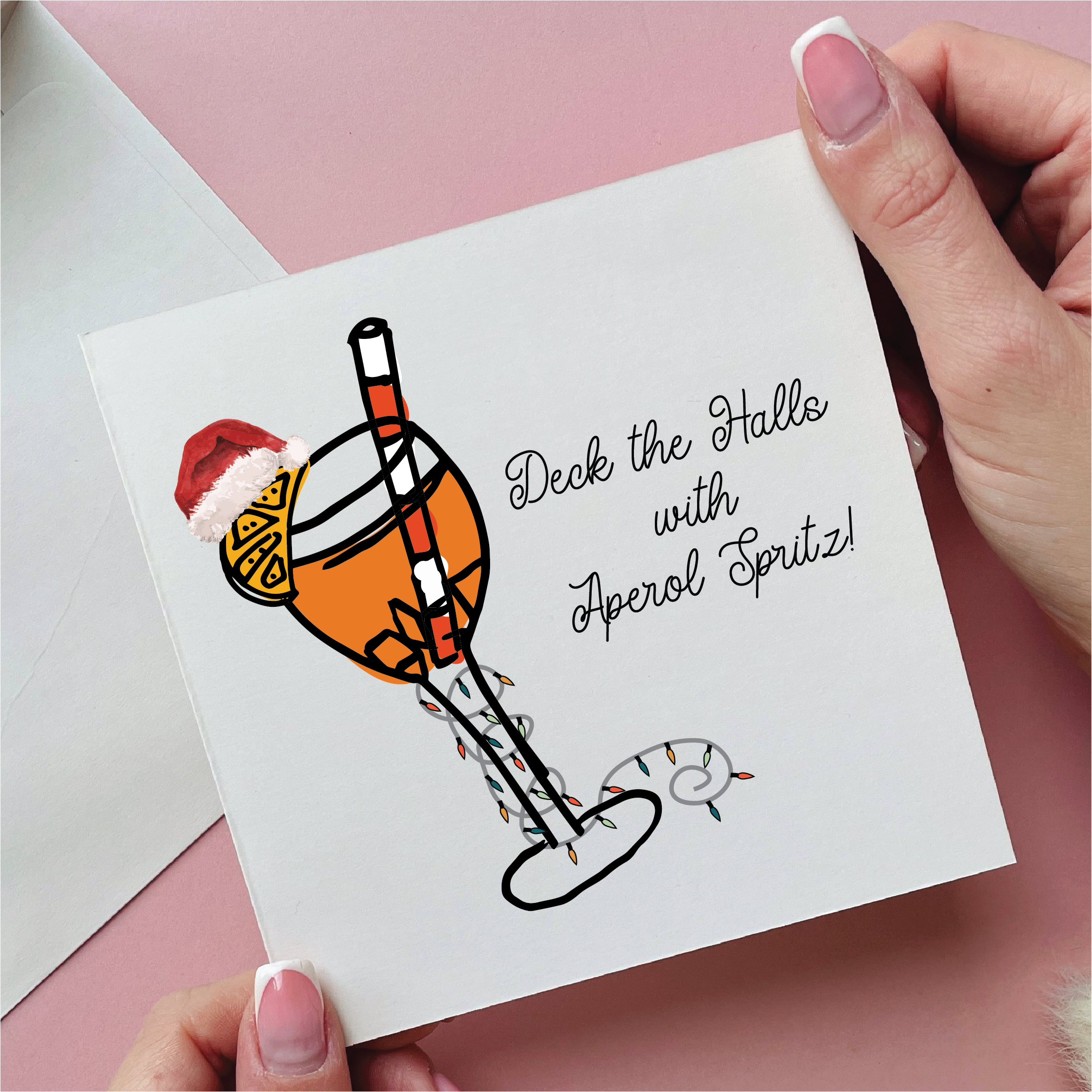 Aperol Spritz Christmas Card