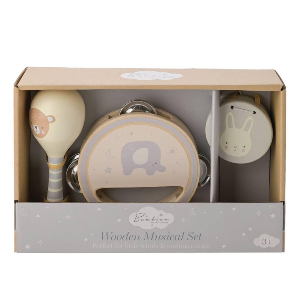Wooden Baby Musical Set