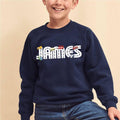 Personalised Kids Cars And Vehicle Sweatshirt