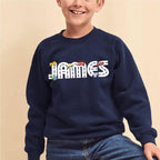 Personalised Kids Cars And Vehicle Sweatshirt