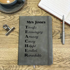 Personalised Acrostic Teacher Notebook