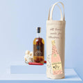 Personalised All I Want For Christmas Is Chicken Wine Bottle Bag