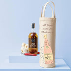 Personalised All I Want For Christmas Is Chicken Wine Bottle Bag