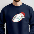 Personalised Rugby Ball Christmas Jumper