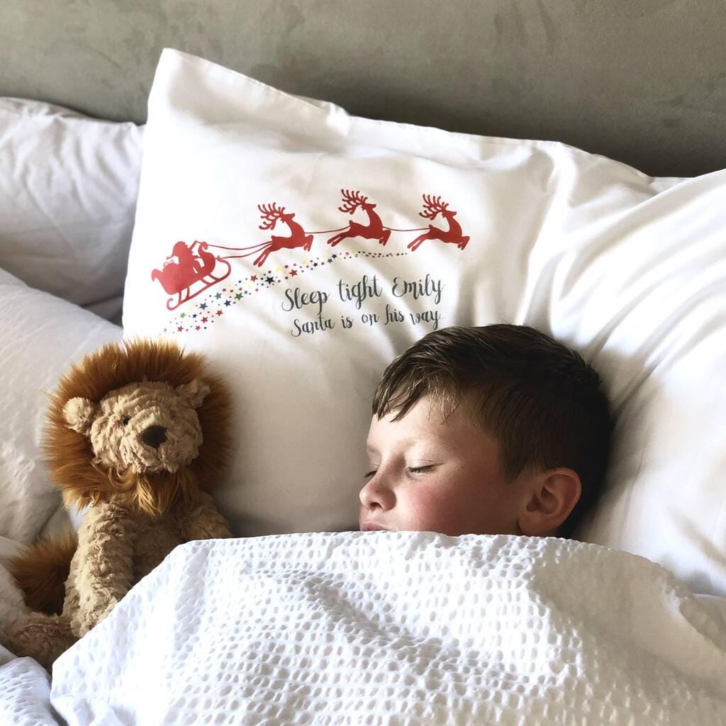 Personalised Kids Christmas Eve Pillowcase