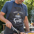 Personalised Daddy King Of The Grill Apron