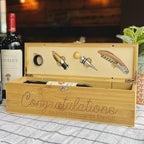 Congratulations Retirement Wine Bottle Gift Set