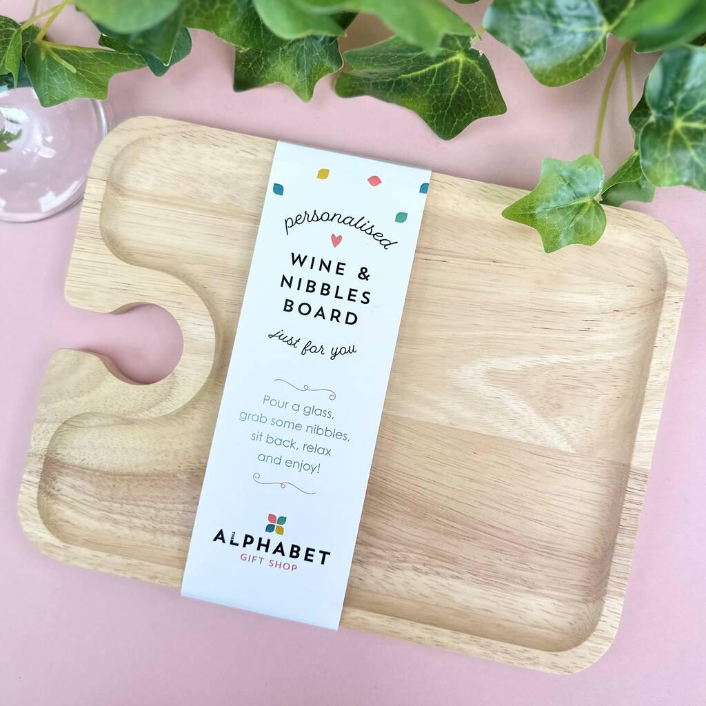 Personalised Bubbles And Nibbles Board