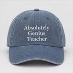 Absolutely Genius Teacher Cap