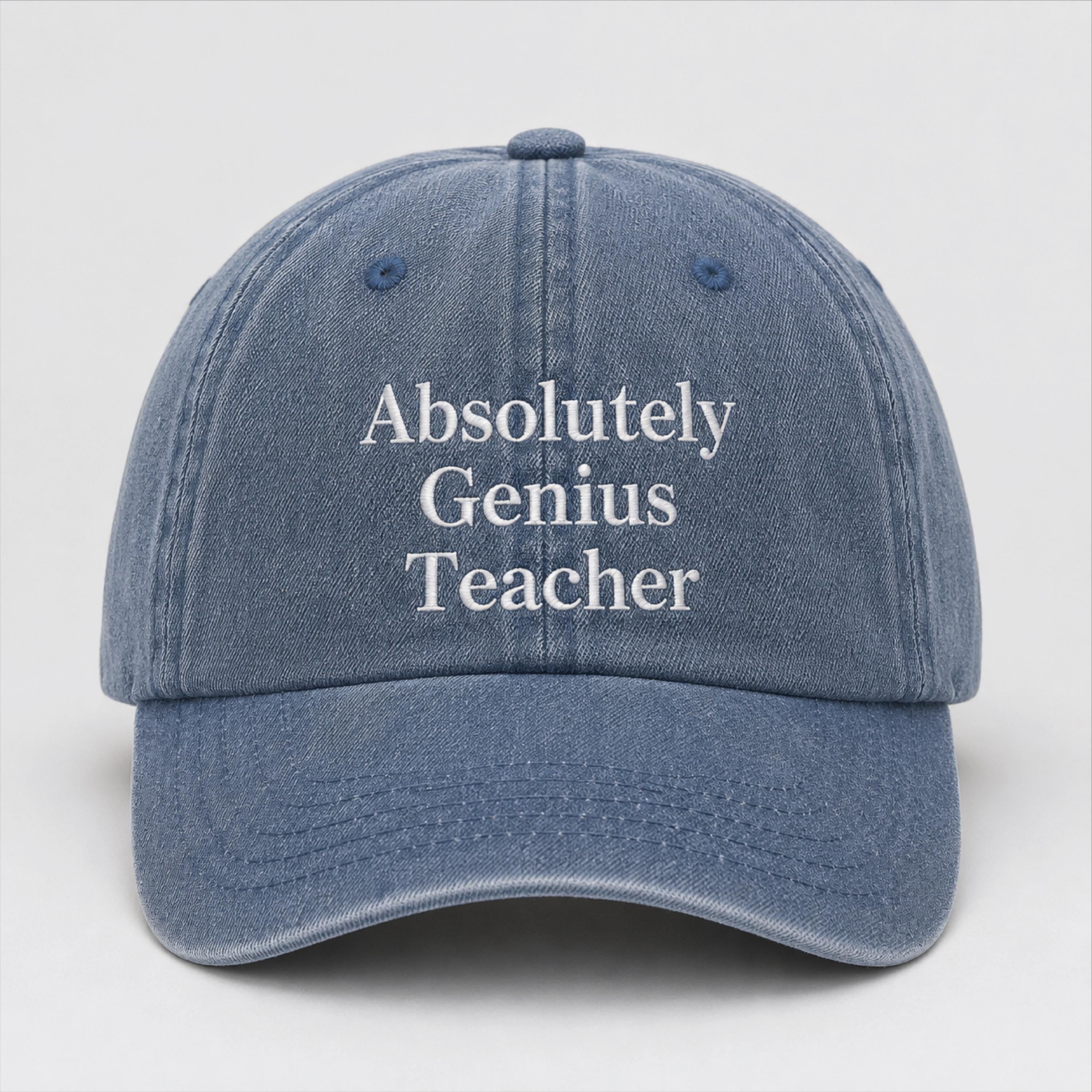 Absolutely Genius Teacher Cap