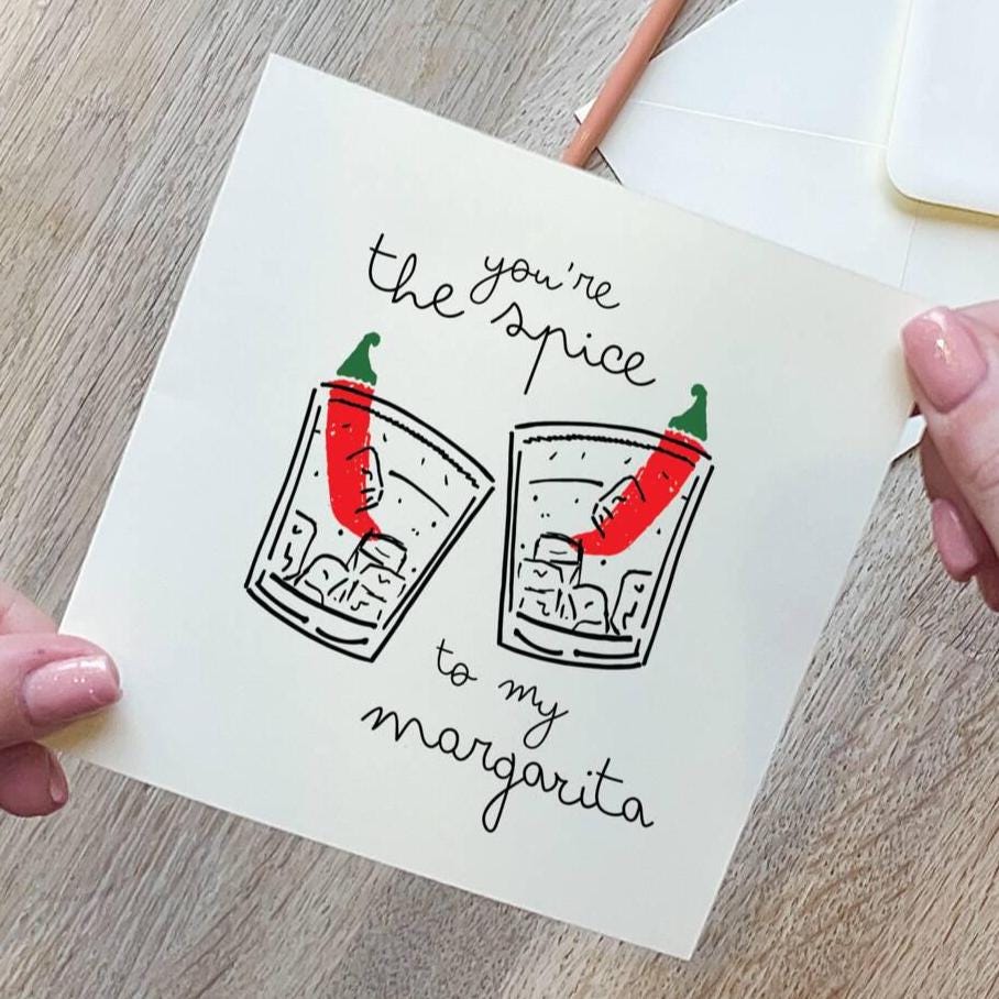 Spicy Margarita Friendship Card