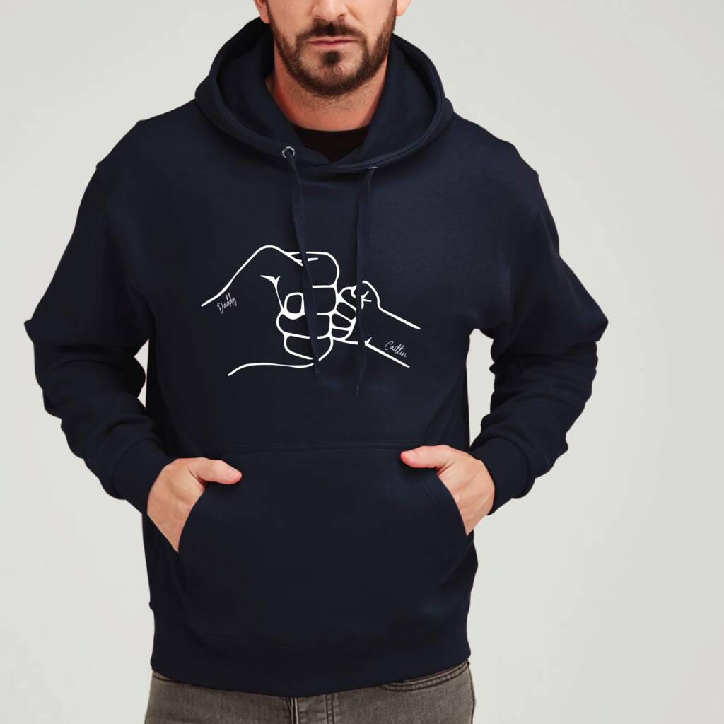 Personalised Fist Bump Hoodie
