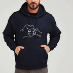 Personalised Fist Bump Hoodie