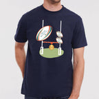 Personalised Dad Belongs To Rugby T Shirt