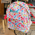 Personalised Floral Kids Backpack