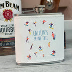 Personalised Skiing Fuel Hip Flask