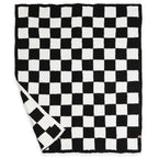 Personalised Checkerboard Baby Blanket