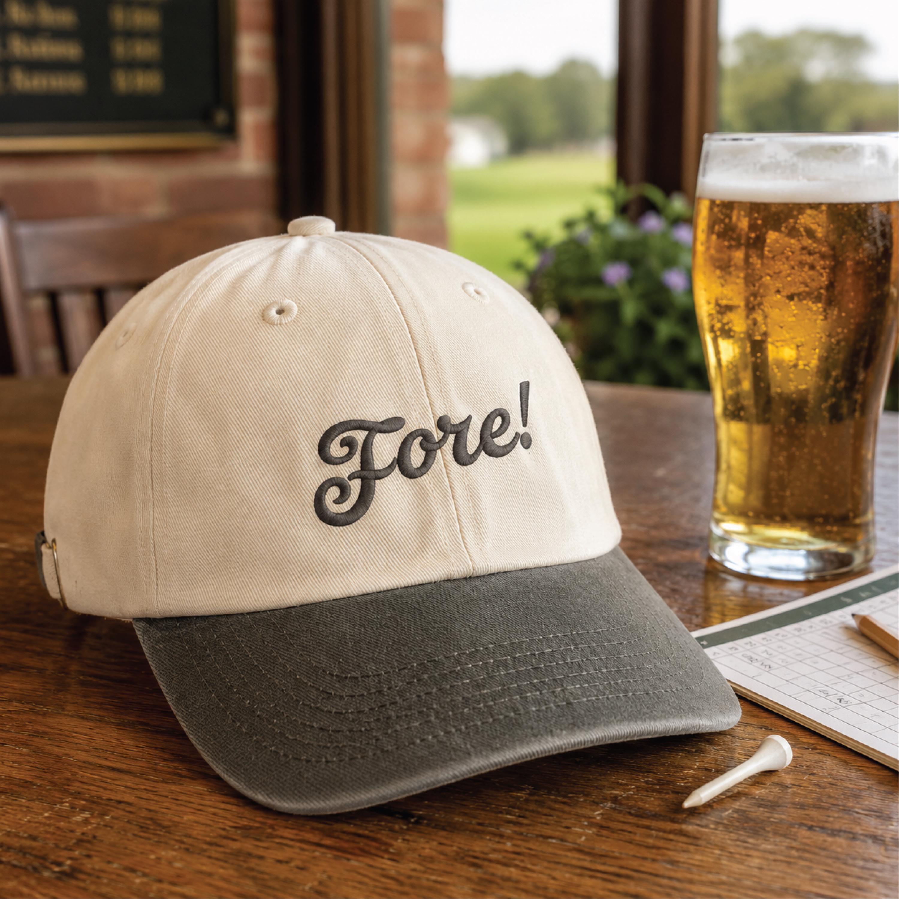 Fore Golf Cap