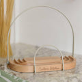 Personalised Beechwood Cookbook Stand