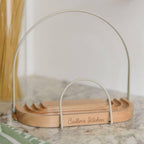 Personalised Beechwood Cookbook Stand