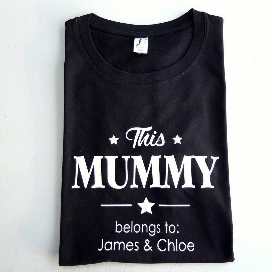 Personalised Mummy T Shirt