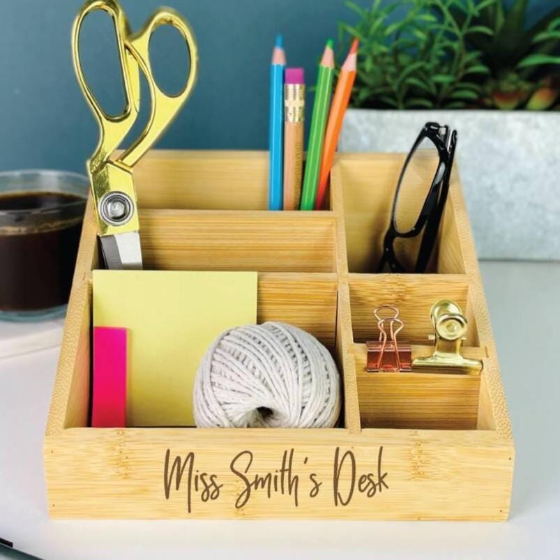 Personalised Teacher's Desk Tidy