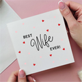 Best Wife Ever! Hearts Card