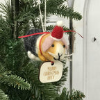 Personalised Guinea Pig Christmas Decoration
