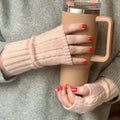 Personalised Knitted Fingerless Gloves