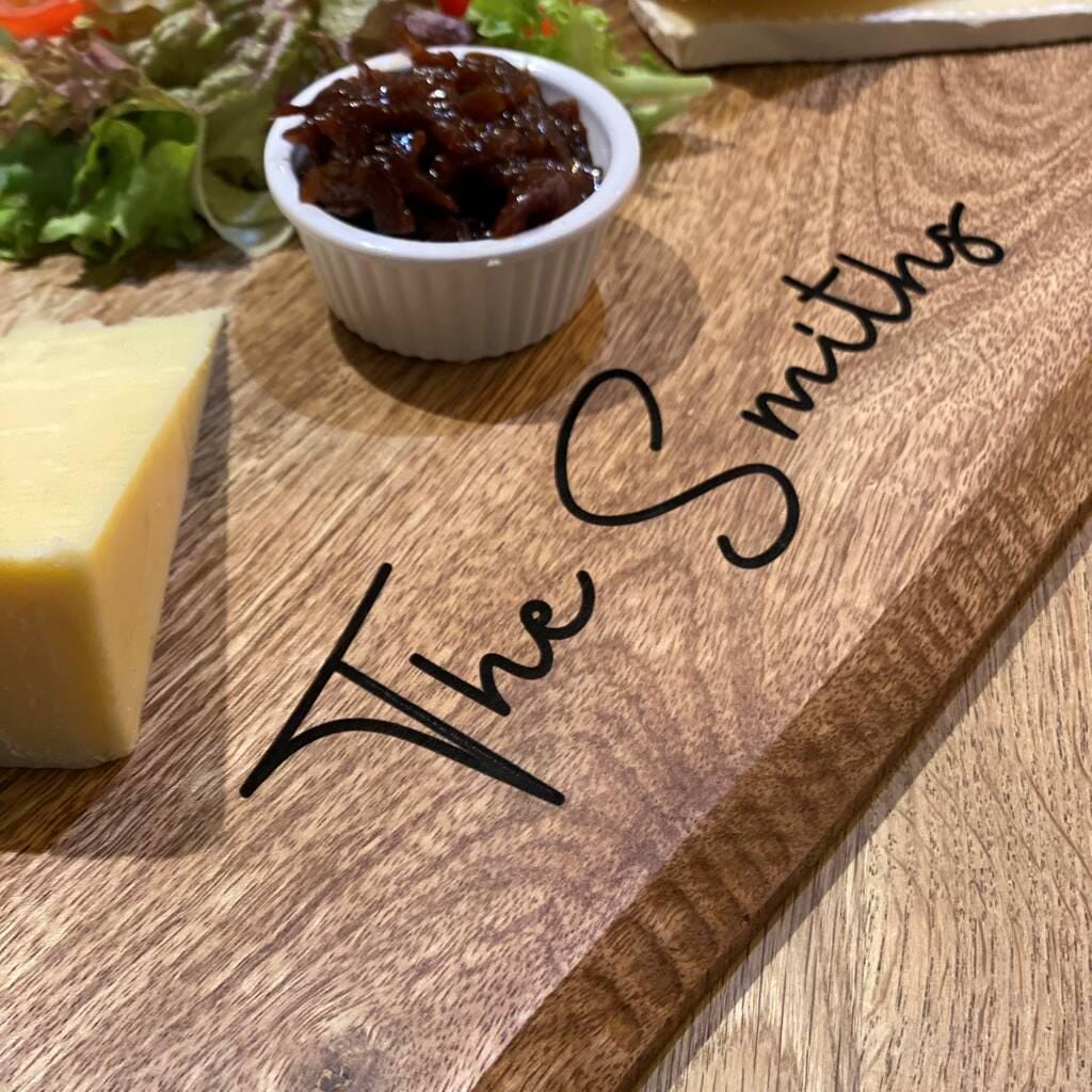 Personalised Mango Extra Long Serving Board