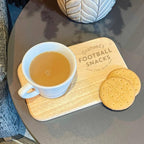 Personalised Football Snacks Tea And Biscuit Board