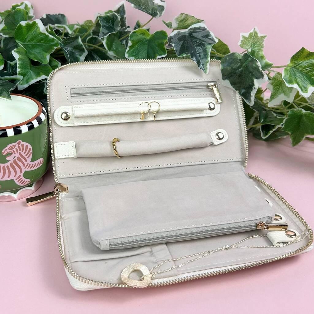 Initial Travel Jewellery Case With Secret Message